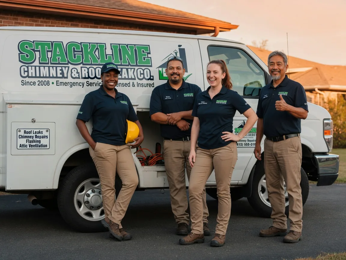 Chimney flashing repair company in Greenville, TX